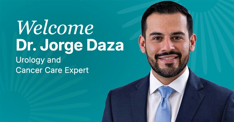 Associated Medical Professionals of NY Adds  Urology and Cancer Care Expert Dr. Jorge Daza in Syracuse